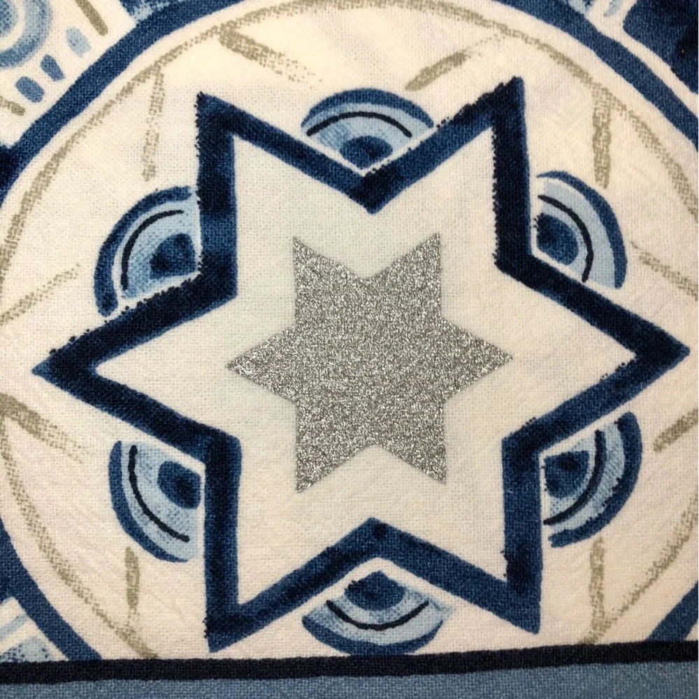 Pottery Barn Hanukkah Medallion Tea Towels - Set of 2